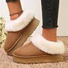 Snow Boots Women's New Platform for Autumn and Winter 2025, Wearing Cotton Boots with Thickened and A Pair of Fashionable Cotton Boots To Keep Warm