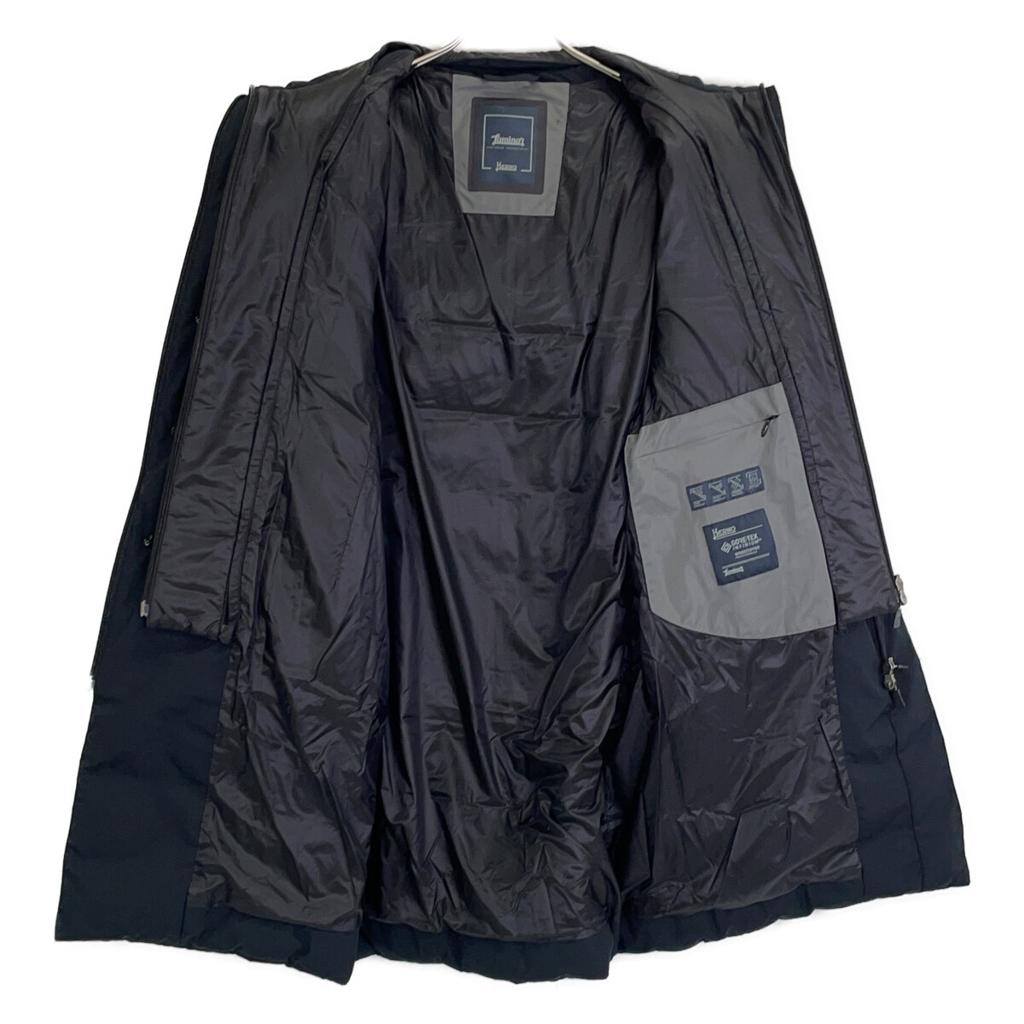 HERNO PI141UL Navy 2-Layer Gore-Tex Chesterfield Hooded Down Coat coat 50 NavyUsed