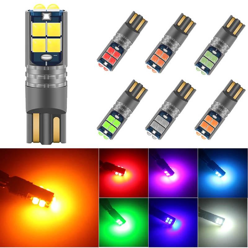 Nacht knight 2 stücke Auto T10 W5W Led-lampe 10 SMD Leselampe Umrissleuchte Höflichkeit Karte Tür Nummernschild Lampen Standlichter