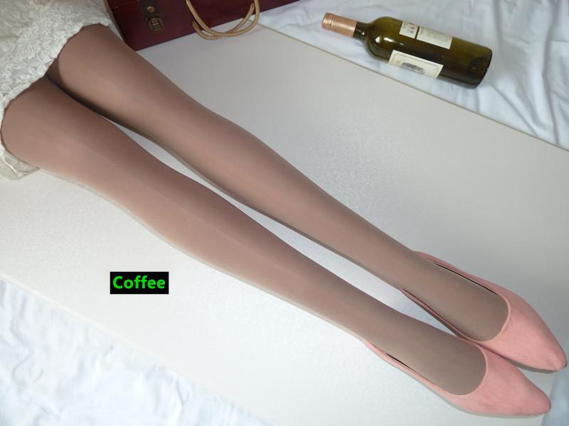 Autumn 8 Warm Women's Tights Colorful Velvet Seamless Pantyhose Female Stockings Medias Sexy for Women