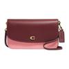Hayden 20 C Color Block Flap Exquisite Pebbled Leather Shoulder Crossbody Bag Small Women Bags Red Pink C5361-B4S5K