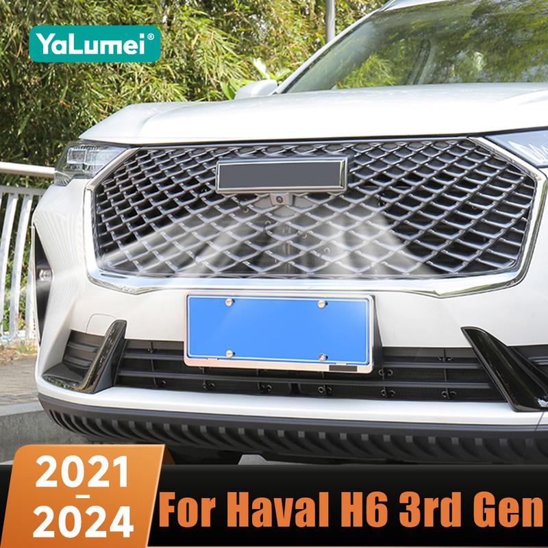 Сетка воздухозаборника переднего бампера Abw Защитные решетки для Haval H6 3-го поколения 2024 Gt Dht Phev