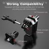 Aluminum Motorcycle Windshield Windscreen Clamp Mount For Gopro Insta360 Dji