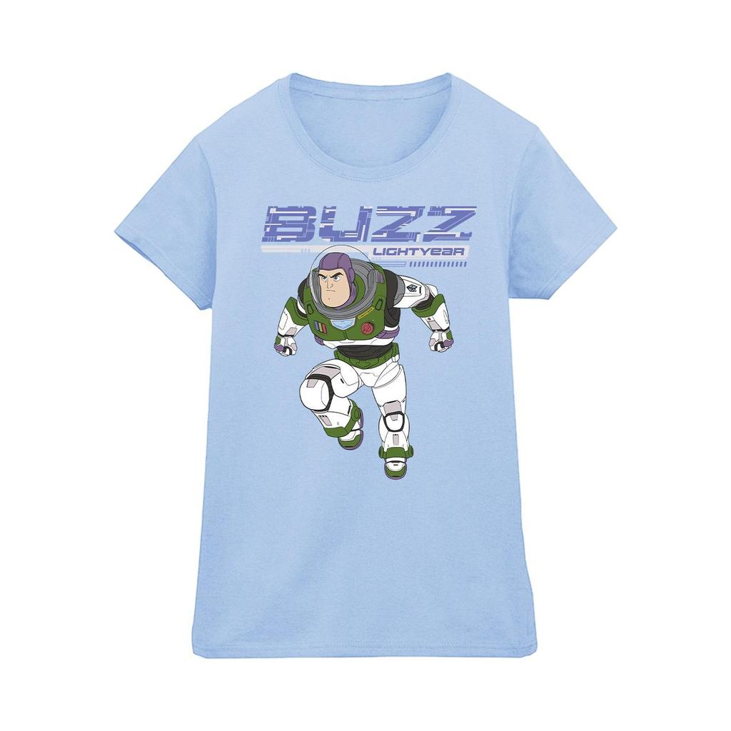 Disney Womens/Ladies Lightyear Buzz Jump To Action Cotton T-Shirt