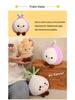 Funny Vegetable Elf Plush Toy: Garlic, Ginger, Onion & Melon Figures
