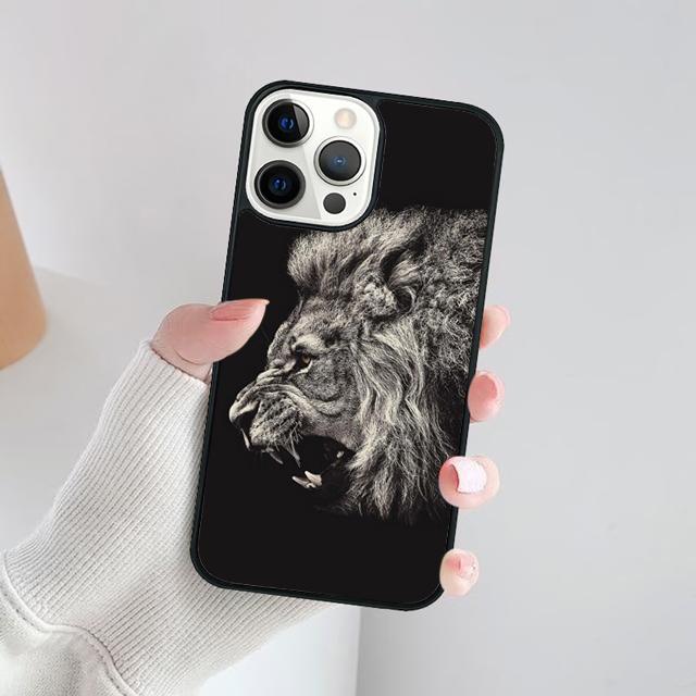 King Lion Roaring Phone Case For For iPhone 17 Air 16 15 11 12 13 14 Pro Max Plus Coque