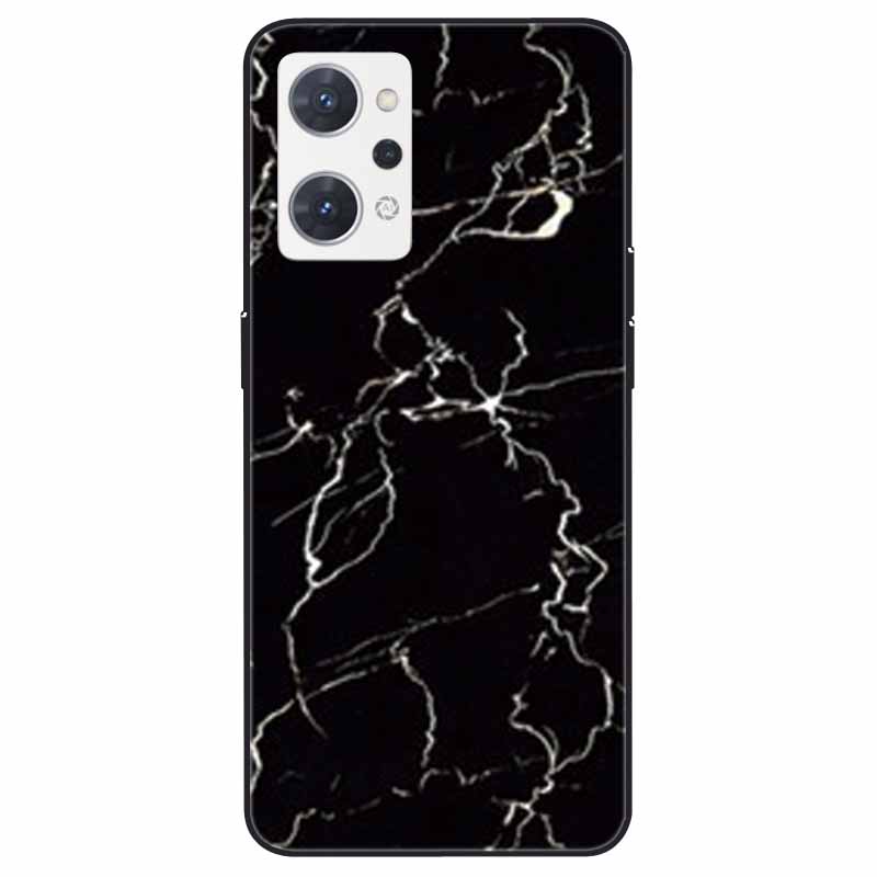 For OPPO Reno 9A 7A Case Soft TPU Fashion Marble Silicone Bumper Covers for OPPO Reno 9 A 5G CPH2523 Reno7A Protector Reno9 A