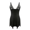 Lingerie For Women Front Closure Babydoll Lace V Neck Mesh Sleepwear Lingerie