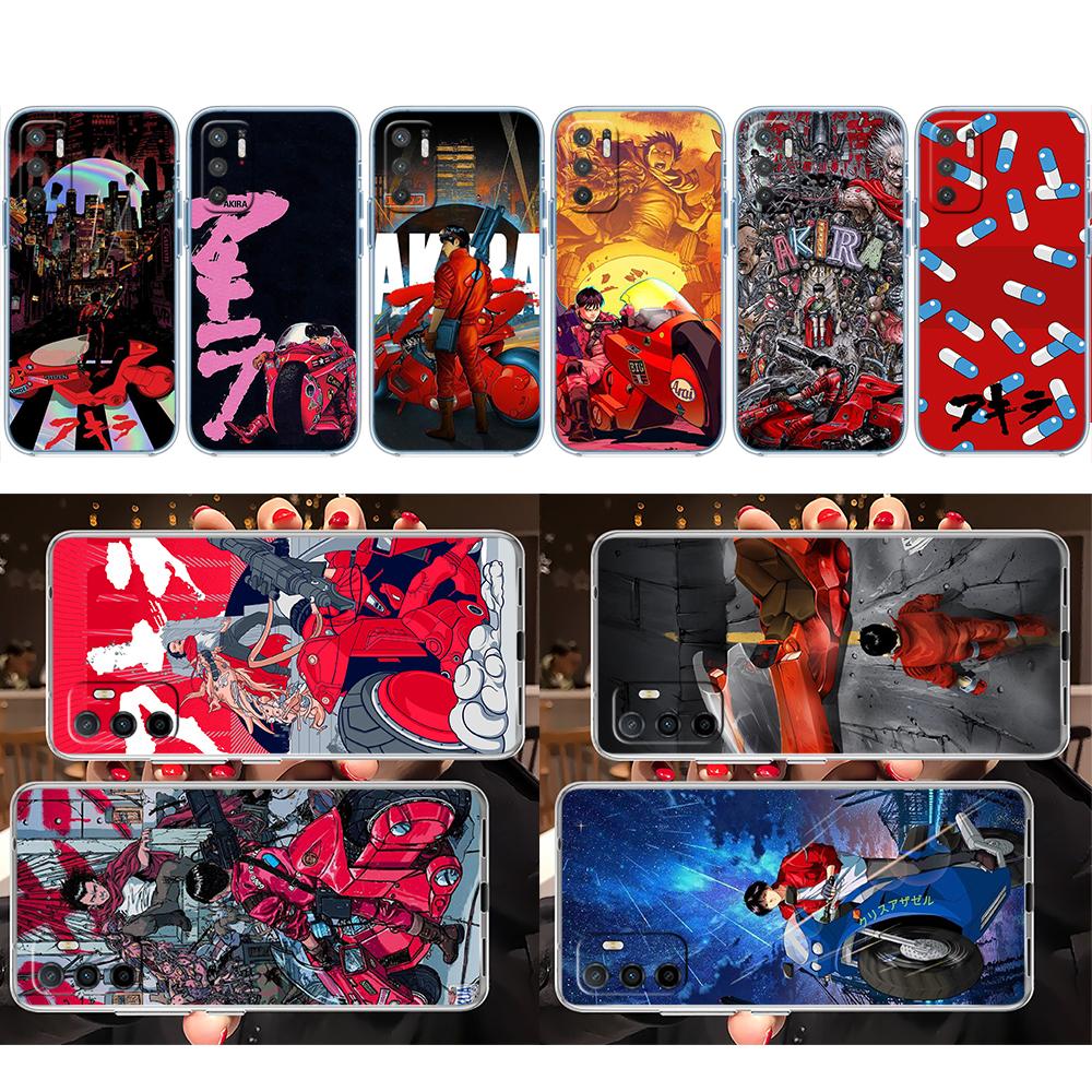 LO2 Akira Anime Weiche durchsichtige Handyhülle für Samsung Galaxy A04 A04S A14 A23 A34 A54 M23 M33 M52 M53
