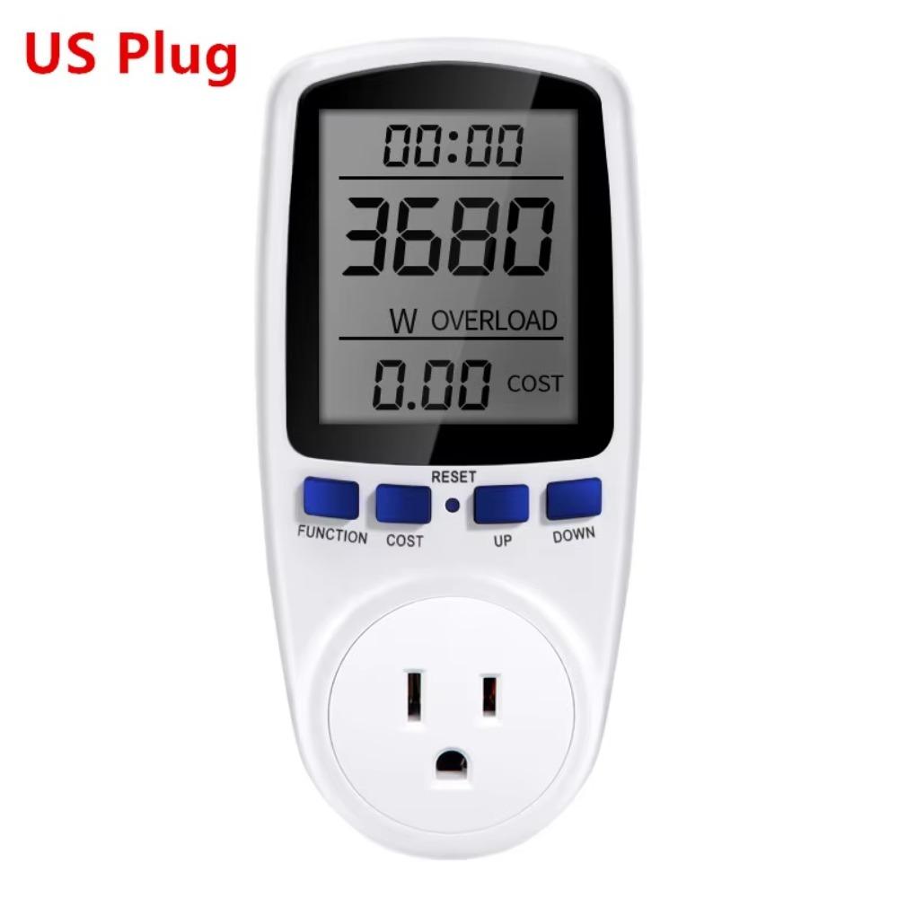 220V 110V Digital LCD Wattmeter Digital Display Energy Meter Wattage Meter  Power Monitoring