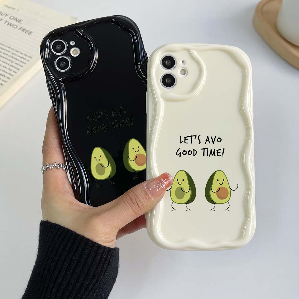 

Samsung Galaxy A25 A15 для iPhone 15 Xiaomi Poco X6 Pro Redmi 12c Huawei Honor 90 Чехлы для телефонов NY7 Вкусный эксклюзивный авокадо Мягкий чехол с кремовым узором