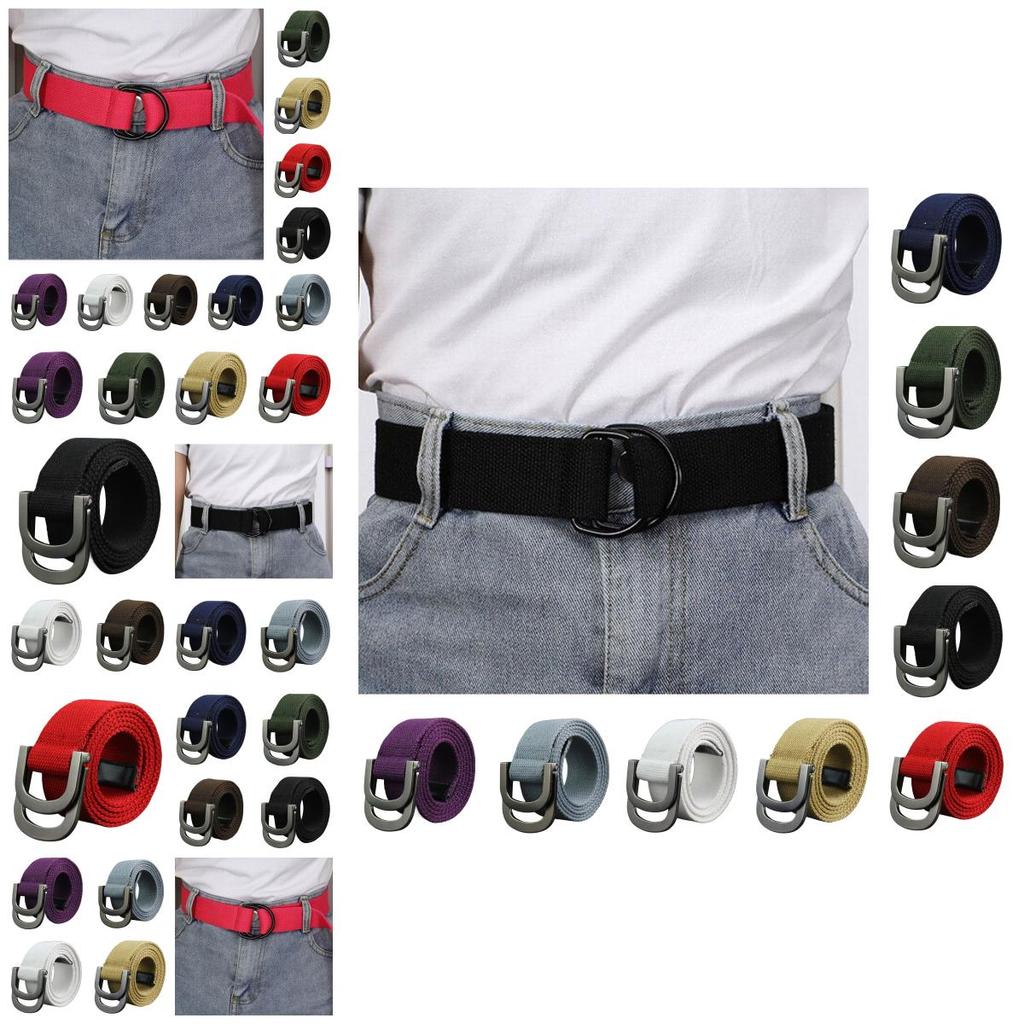 Casual Canvas Belt In Candy Colors Adjustable And Comfortable
