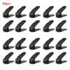 20/40pcs Adjustable Plastic Shoe Rack - Space-Saving Organizer for Hallway, Corridor, Living Room -  Shoe Storage Solution |