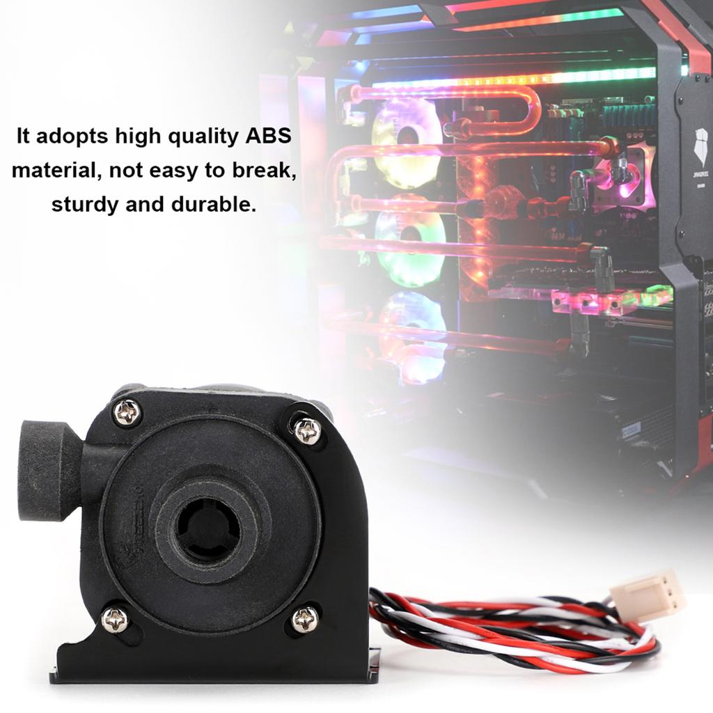 G1 4in Mini Water Pump Computer DC Brushless Water Cooling Pump with Speed Line Left Water Outlet