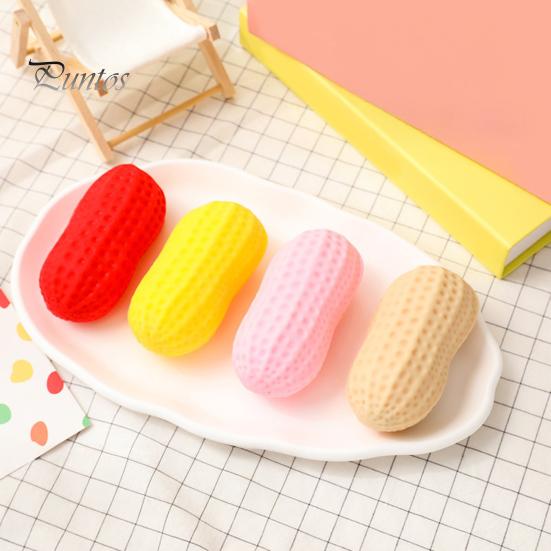 Calming Hand Toy Simulation Peanut Stress Relief Toy, Slow Rising Squeeze Ball Relaxation Fidget for Kids Adults Shaped