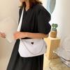 Chain Female Solid color Wide Shoulder Strap Handbag Phone Pocket Single Shoulder Bag Crossbody Bag