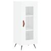 VidaXL Buffet Blanc brillant 34,5x34x90 cm Bois d'ingénierie 828766