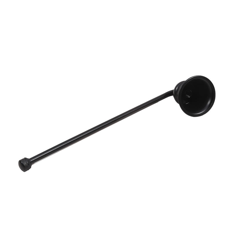 

Candle Extinguishing Cover Aromatherapy Candle Tool Metal Trumpet Shaped Candles Extinguishing Device Anti Smoldering чорний