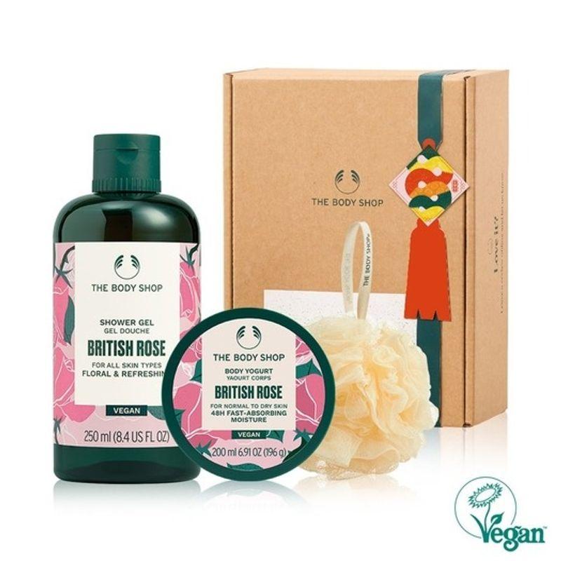 British Rose Shower Gel & Body Yogurt Gift Set