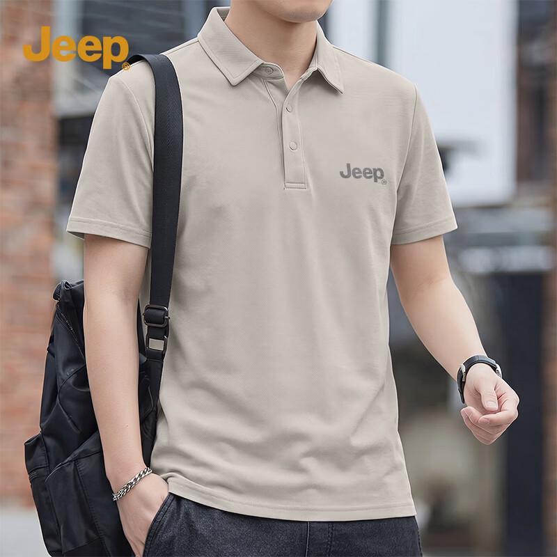 JEEP Men s Seamless Short Sleeve Polo Shirt 3XL