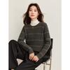 Luxury Retro Striped Cashmere Pullover