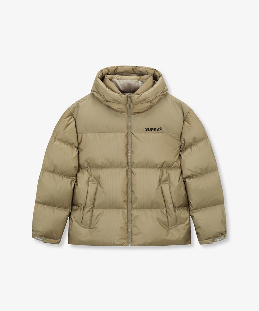 Supra Ripstop Contrast Short Down Jacket (Beige)