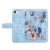 For iPhone 16e Case PU Leather Floral Phone Cover with Card Slots