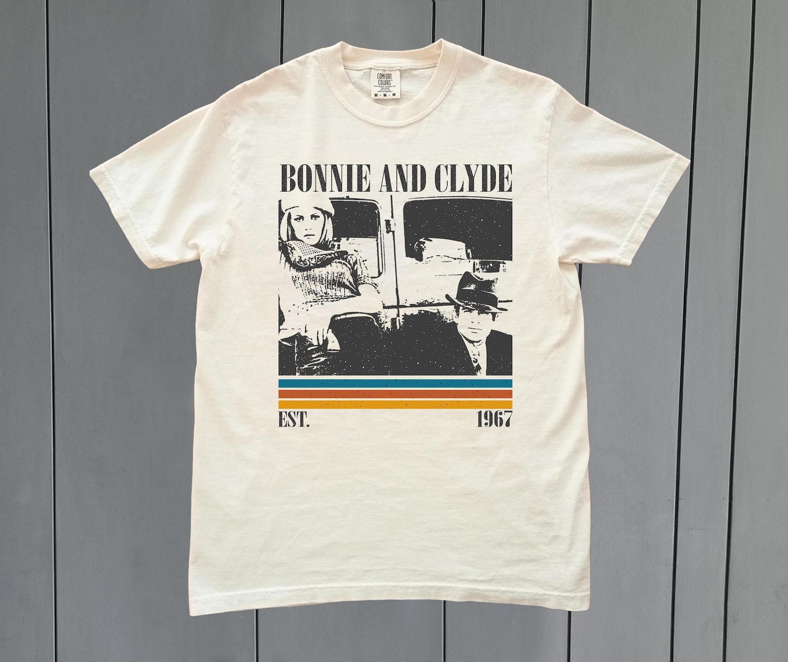 Bonnie and Clyde Movie T shirt - Comfort Colors Vintage Tee 3XL