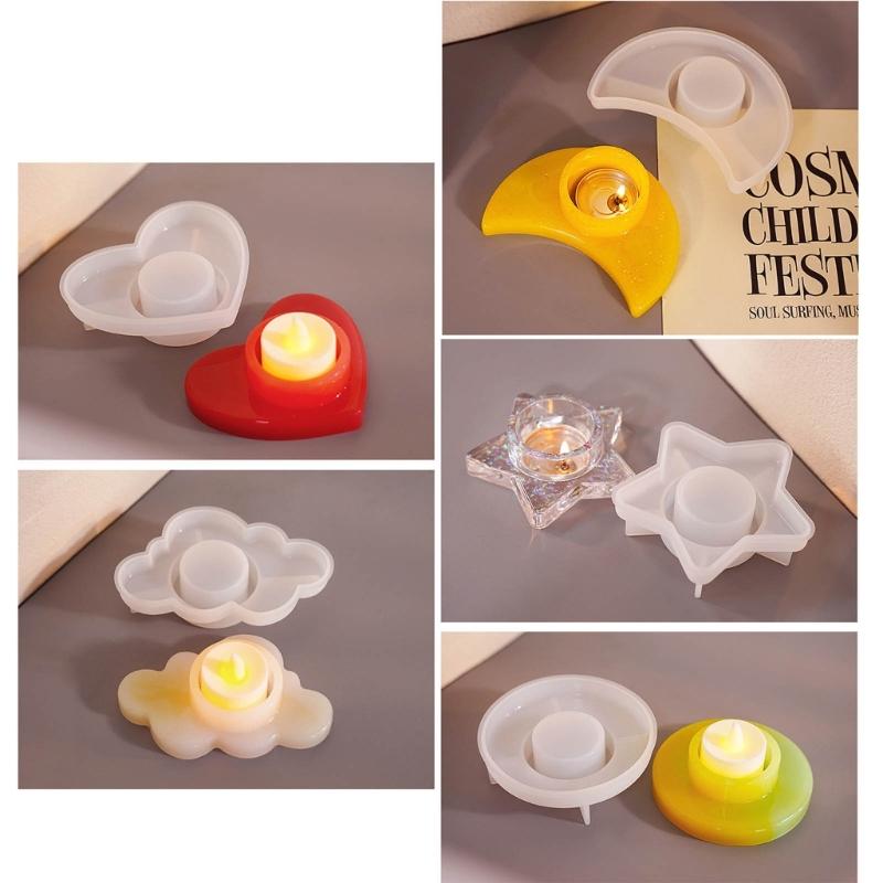 Silicone Resin Molds for Candle Holder Wall Decoration Mould DIY Crafts Unique Epoxy Resin Art Decoration Crafts Mould