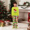 Parent-child Christmas Print Home Suit Long-sleeved Top And Pants