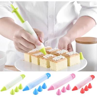 Strumenti per Decorare Torte da Forno Penna in Silicone per Scrivere su Torte Ugelli per Pasticceria per Sac à Poche Pistola Spremi Cioccolato Crema Ugello per Pasticceria per Dessert