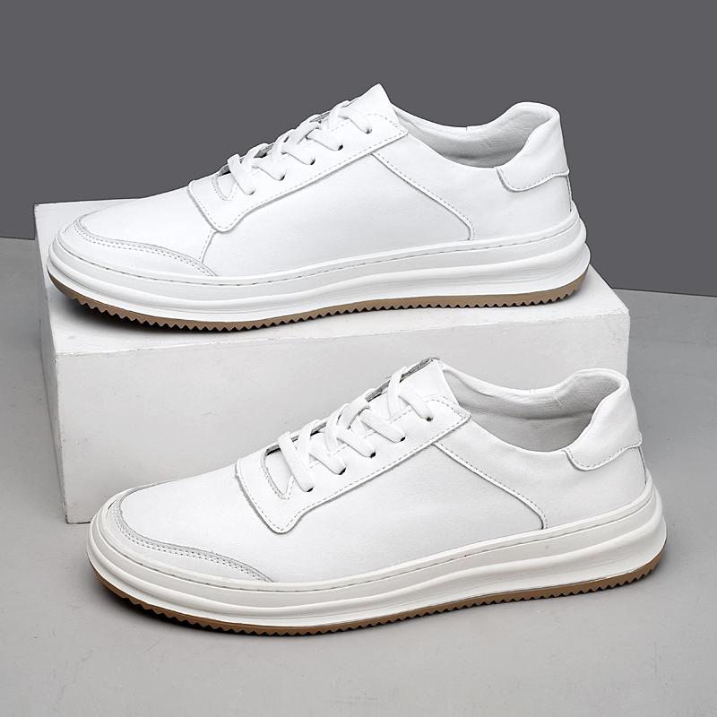 Fashion Summer Hot Selling Breathable Men's Oxford Shoes Cowhide Height Increasing British Shoes Fashionable Simple Men's Leisure Shoes