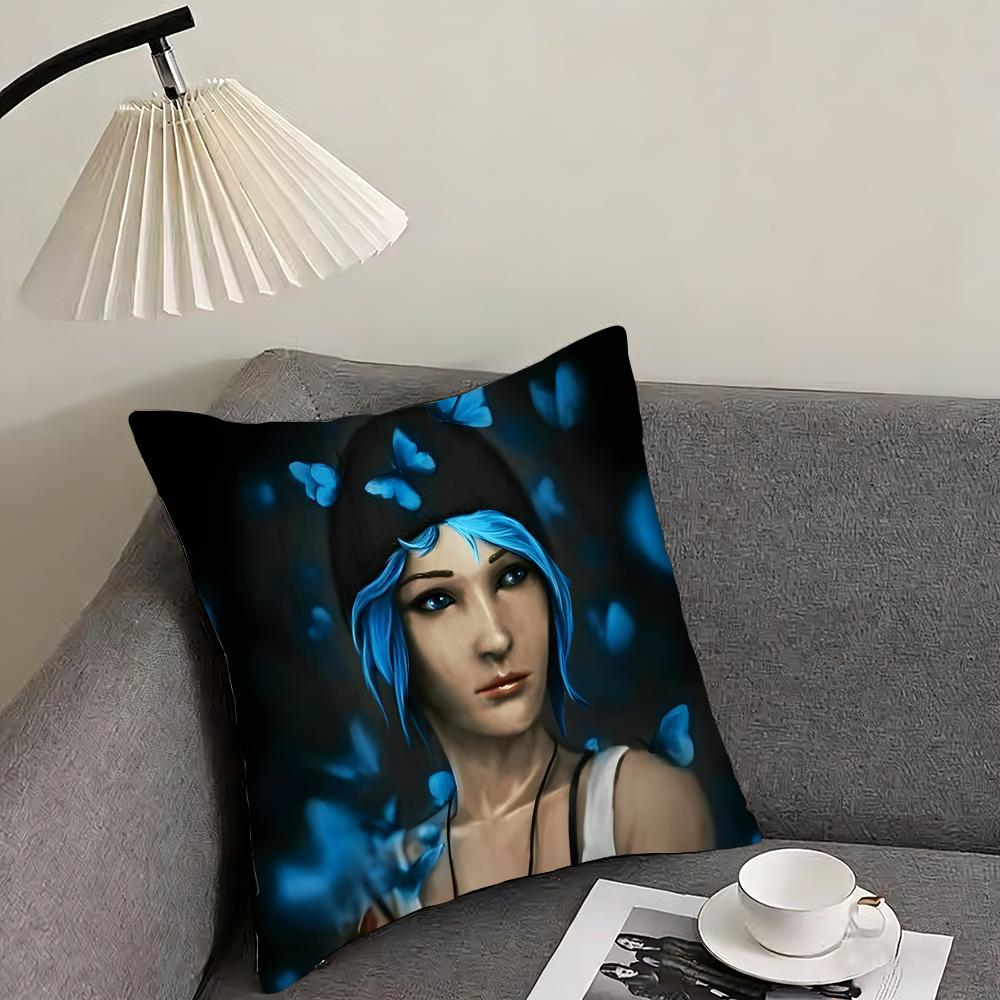 L-Life Iss Strangee Game Cushion Cover Pillowcase Ultra Soft Skin Friendly Fabric Cloud Like Comfort & Concealed Zipper