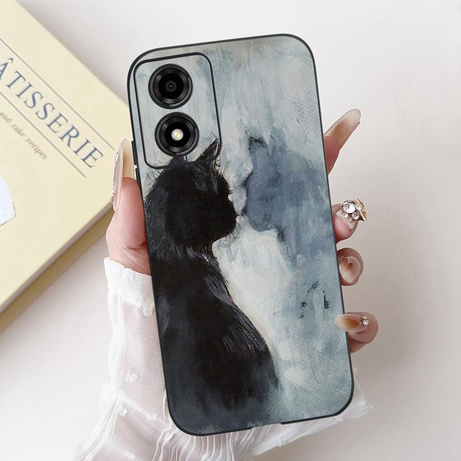 For Motorola Moto E13 Case Moto E14 E15 Cute Cat Rabbit Cartoon Cover Shockproof Phone Case For Motorola Moto E15 E 13 14 Fundas