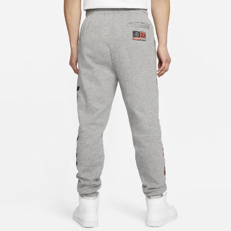 Jordan Large Logo Fleece Joggers Men Bottoms Grey CV2980-091