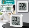 Mini Digital Hygrometer Indoor Thermometer Humidity Meter for Baby Room Cellar Greenhouse - Temperature & Humidity Monitor