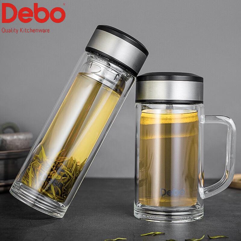 Debo Hannas Double-Layer High Borosilicate Glass Tea Cup