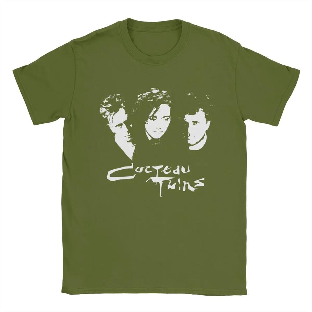 Men's T-Shirt Cocteau Twins Funny 100% Cotton Tee Shirt Short Sleeve T Shirt Crewneck Clothing Gift Idea