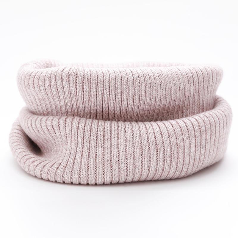 Neck Gaiter Thick Women Ribbed Knitted Tube Scarf Ring Wool Neck Warmer Cowl Collar Loop Snood Scarf Winter Outdoor Skiing Men