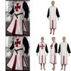 Deluxe Polyester Medieval Knight Long Sleeve Outfit Cosplay Costume