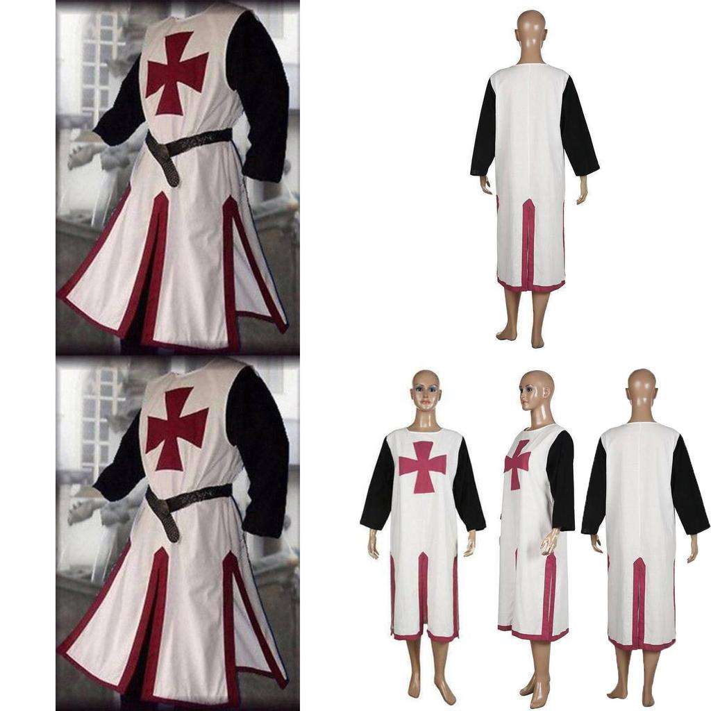 Deluxe Polyester Medieval Knight Long Sleeve Outfit Cosplay Costume