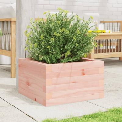Plant Pot 40x40x23 Cm Solid Douglas Fir Wood
