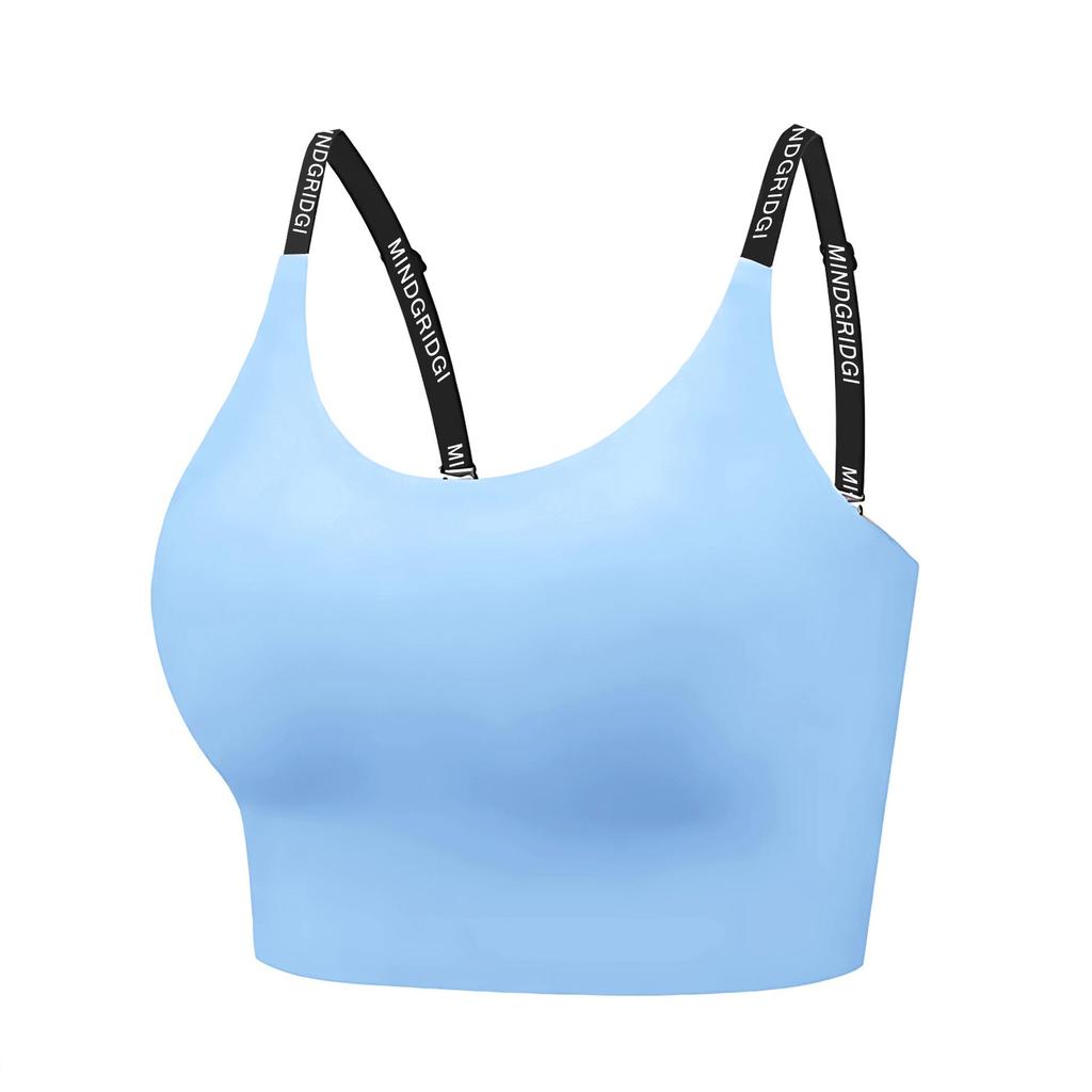 High-Impact Sports Bra with Shockproof Design and Supportive Back Padding