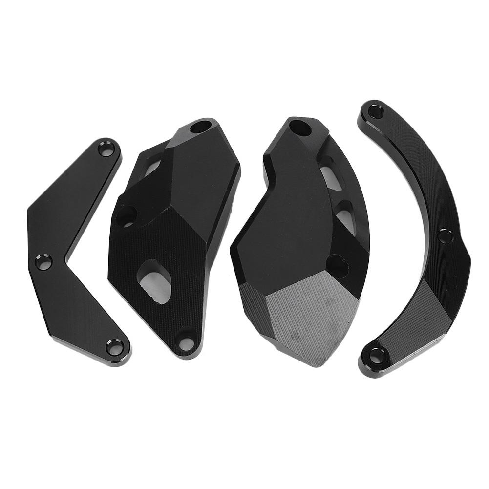 Motorcykel Motorskydd Slider Krockskydd Skydd Passar Kawasaki Ninja ZX‑10R 11‑17 Svart