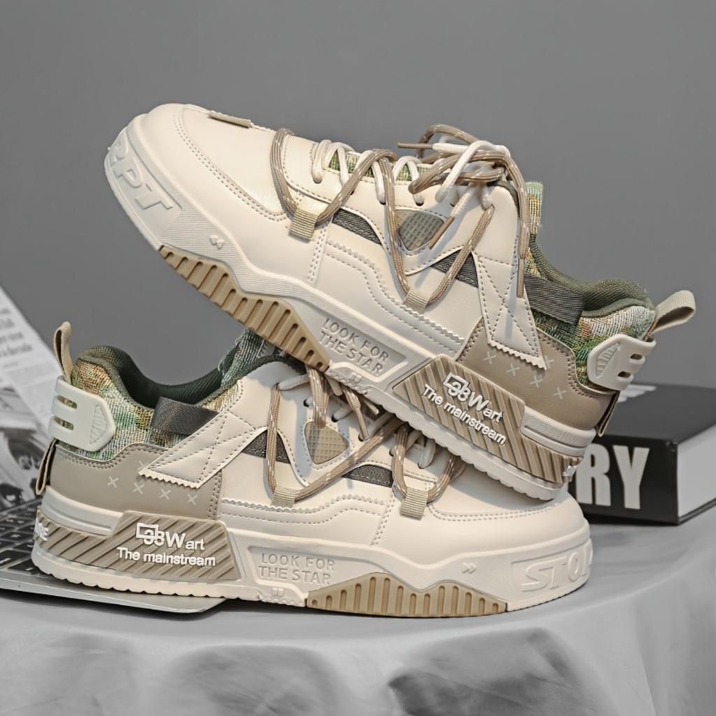 Fashionable Men's Shoes, Comfortable and Breathable Casual Sports Shoes, Thick Sole, Trendy and Versatile, Popular Styles