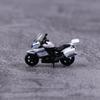 Verkauf 1/64 Miniatur-Legierungs-Motorradmodell - Polizei Display Spielzeug Kindergeburtstagsgeschenk