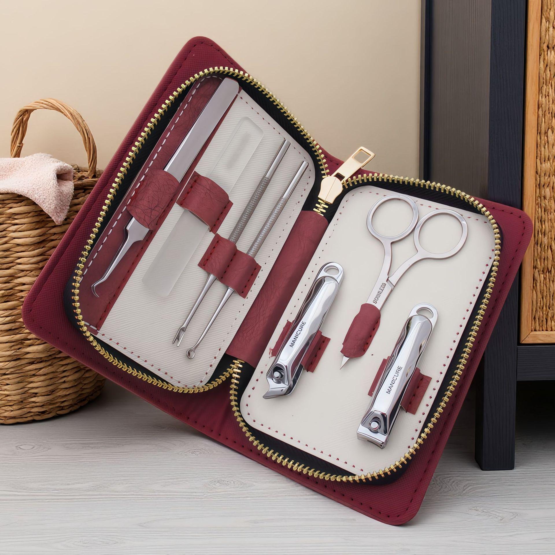 18-Piece Stainless Steel Ingrown Toenail Clipper Manicure Set