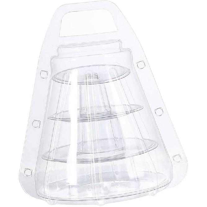 

2pcs Tier Lightweight Macaron Tower Display Carrying Case