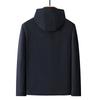Business Casual Men's Retro Removable Hooded Jacket Casual Coat