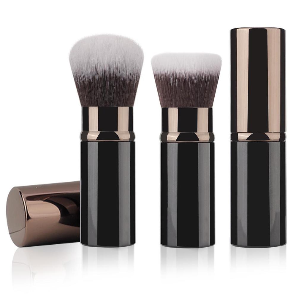Tragbarer einziehbarer Puder-Konturpinsel: Kompaktes Reise-Multifunktions-Make-up-Tool